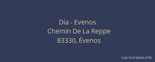 Dia - Evenos