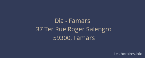 Dia - Famars