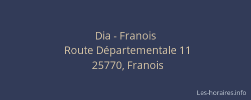 Dia - Franois