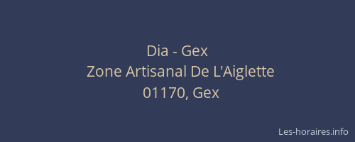 Dia - Gex