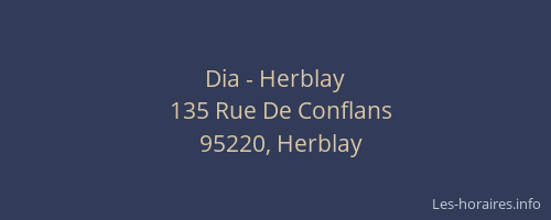 Dia - Herblay