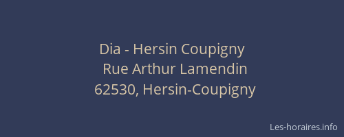 Dia - Hersin Coupigny