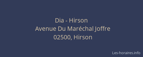 Dia - Hirson