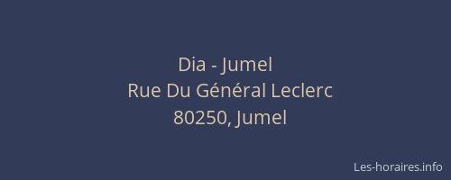 Dia - Jumel