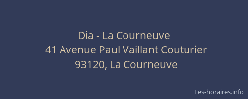 Dia - La Courneuve