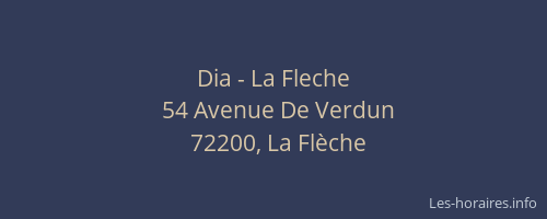 Dia - La Fleche