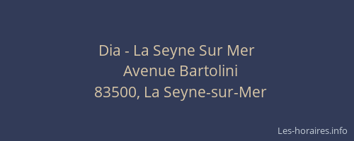 Dia - La Seyne Sur Mer