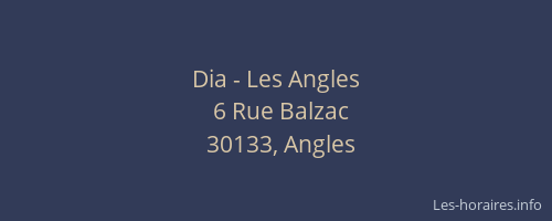 Dia - Les Angles