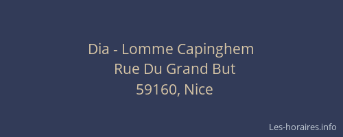 Dia - Lomme Capinghem