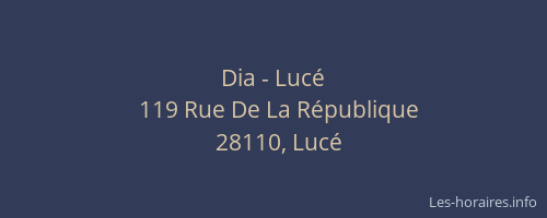 Dia - Luc&eacute;