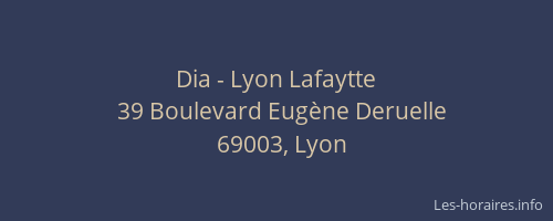 Dia - Lyon Lafaytte