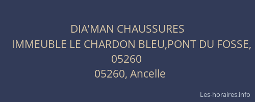 DIA'MAN CHAUSSURES