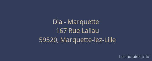 Dia - Marquette
