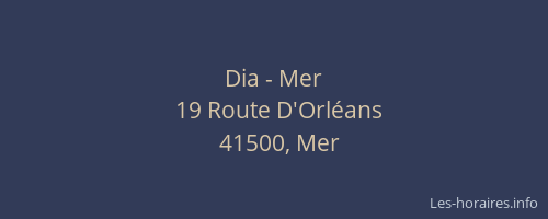 Dia - Mer