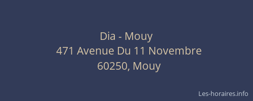 Dia - Mouy