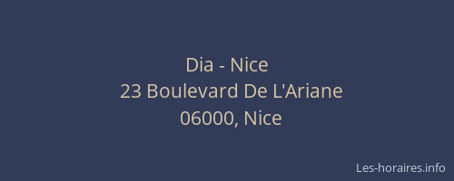 Dia - Nice