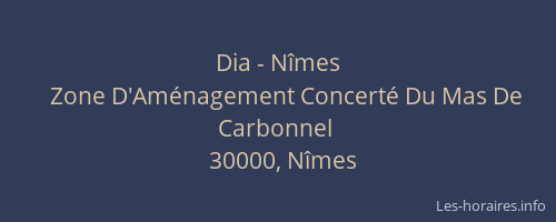 Dia - Nîmes