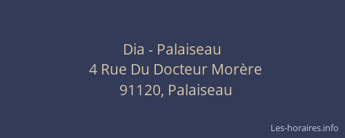 Dia - Palaiseau