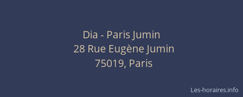 Dia - Paris Jumin