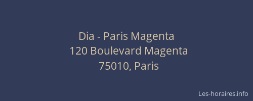 Dia - Paris Magenta