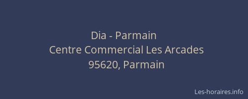 Dia - Parmain