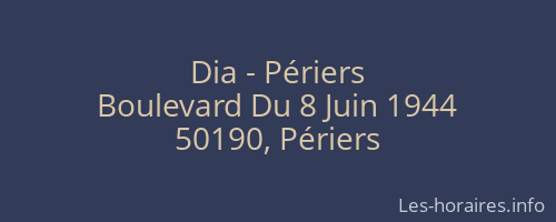 Dia - Périers