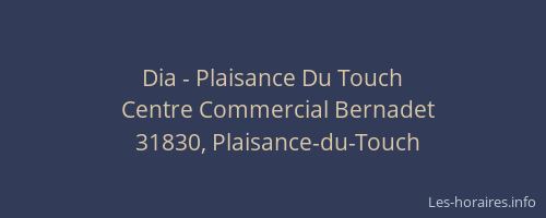 Dia - Plaisance Du Touch