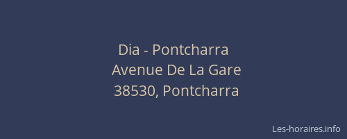 Dia - Pontcharra