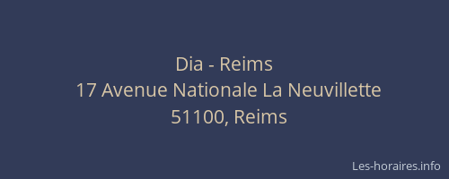 Dia - Reims