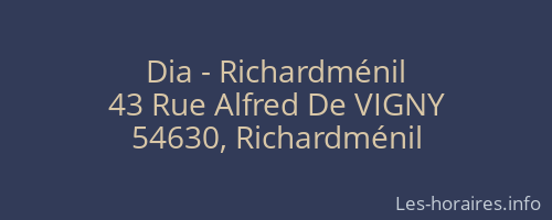 Dia - Richardménil