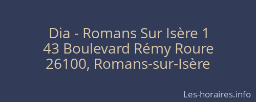 Dia - Romans Sur Isère 1