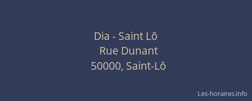 Dia - Saint L&ocirc;