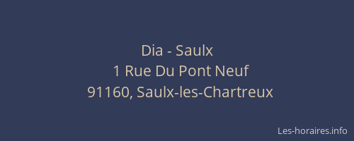 Dia - Saulx