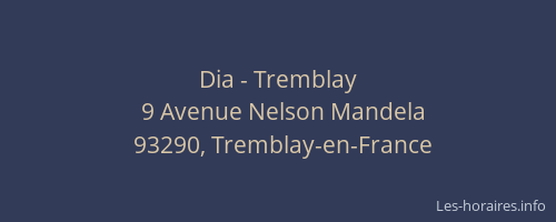 Dia - Tremblay