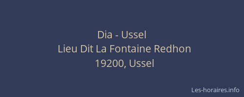 Dia - Ussel