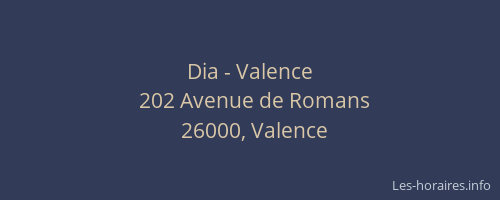 Dia - Valence