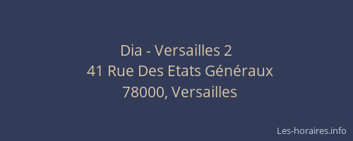 Dia - Versailles 2