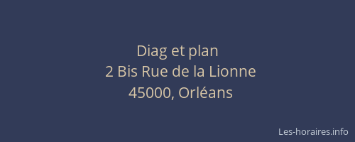 Diag et plan