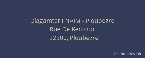 Diagamter FNAIM - Ploubezre