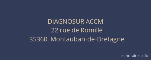 DIAGNOSUR ACCM
