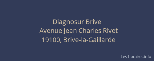 Diagnosur Brive