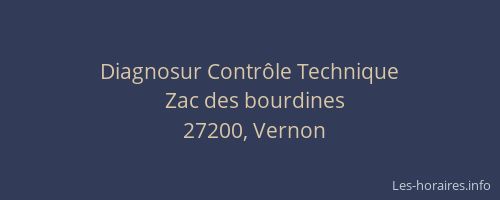 Diagnosur Contr&ocirc;le Technique