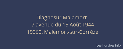 Diagnosur Malemort
