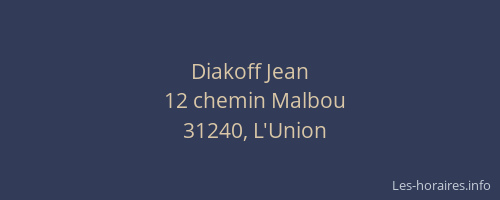 Diakoff Jean