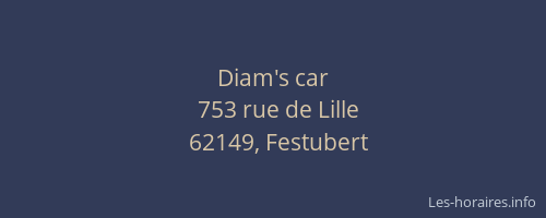 Diam's car