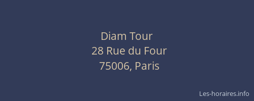 Diam Tour