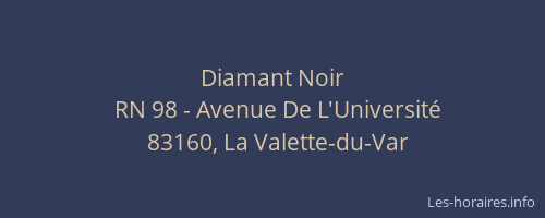 Diamant Noir