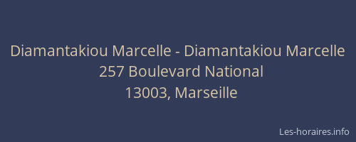 Diamantakiou Marcelle - Diamantakiou Marcelle