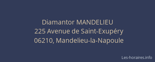 Diamantor MANDELIEU