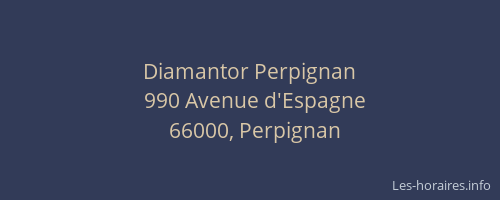 Diamantor Perpignan